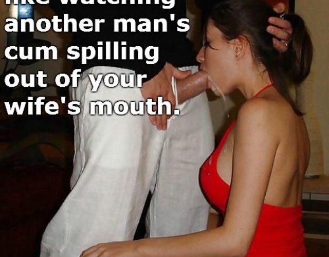 There's nothing like watching another man's cum spilling out of your wife's mouth.