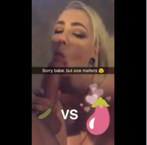 Cuckold Snapchat Video