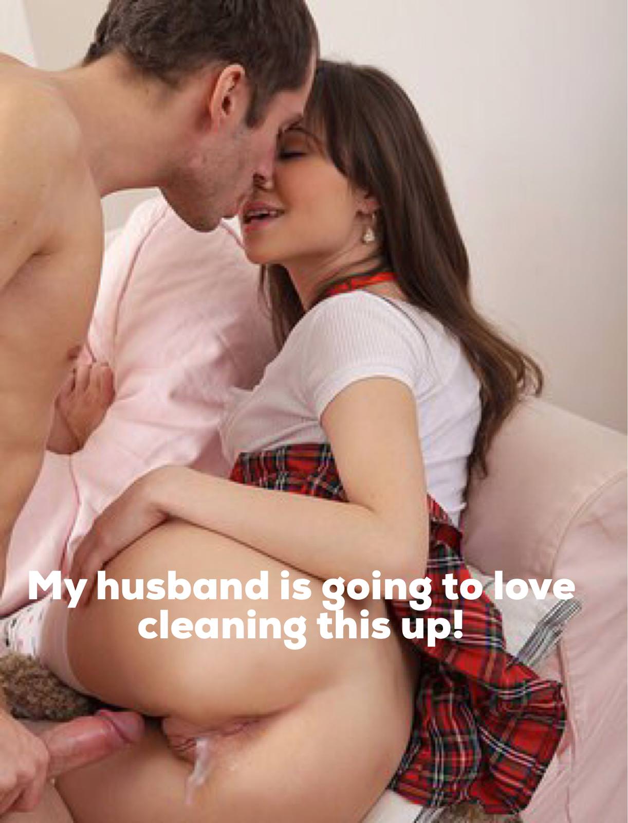 Cuckold Cleanup Caption