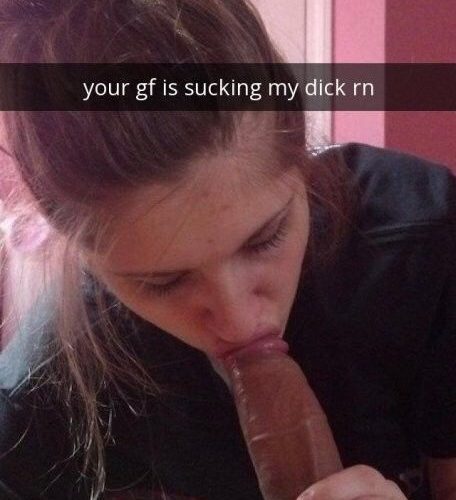 Girlfriend Sucking Bulls Dick on Snapchat